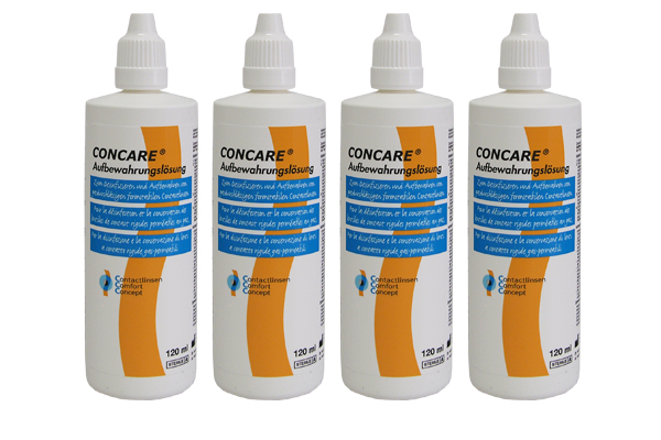 Concare Aufbewahrungslösung Classic 4 x 120 ml Concare Aufbewahrungslösung Classic 4 x 120 ml